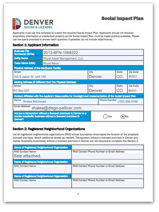 diego pellicer jason street grow house social impact plan document